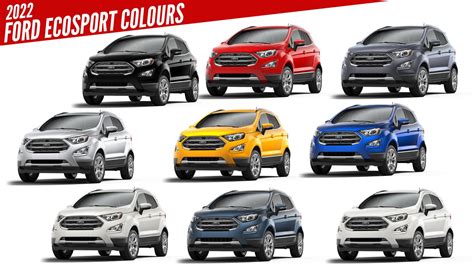 ford ecosport colour options|2022 Ford EcoSport .